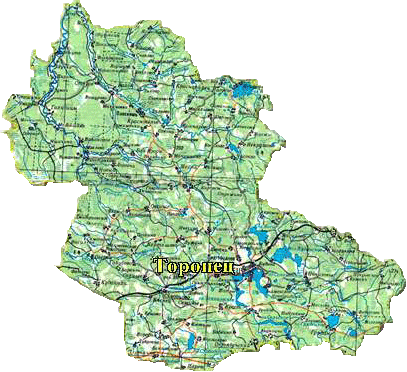 Карта торопецкого района